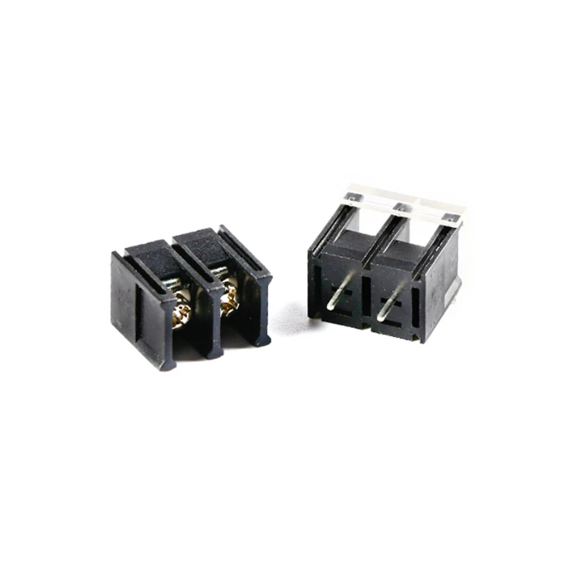 (10 Pièces) KF28C-7.62-2P 3P 4P Direct Plug With Protective Cover 7.62mm Pitch Fence Type Terminal Block Middle Foot Position