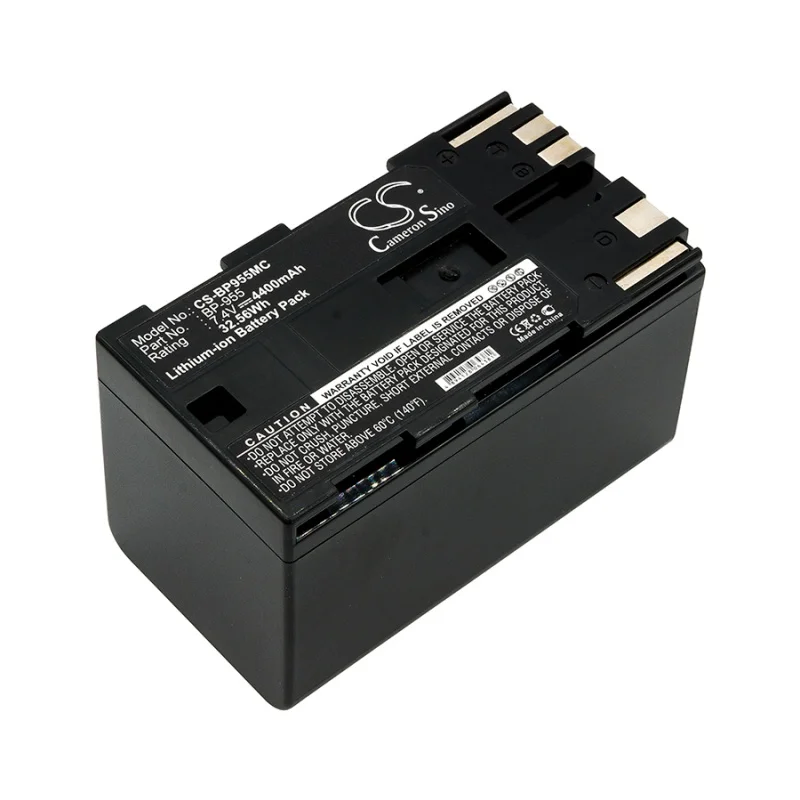 Batería de cámara de iones de litio para Canon, 7,4 V, 4400 mAh, modelos compatibles: EOS C100, EOS C100 Mark II, GL2, XF100, XF105, XF300, XF305
