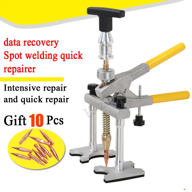 0-50mm Sheet Metal Puller Data Recovery Car Dent Repair Tool 360° Rotary Handle No Putty Finishing Spot Welding Puller