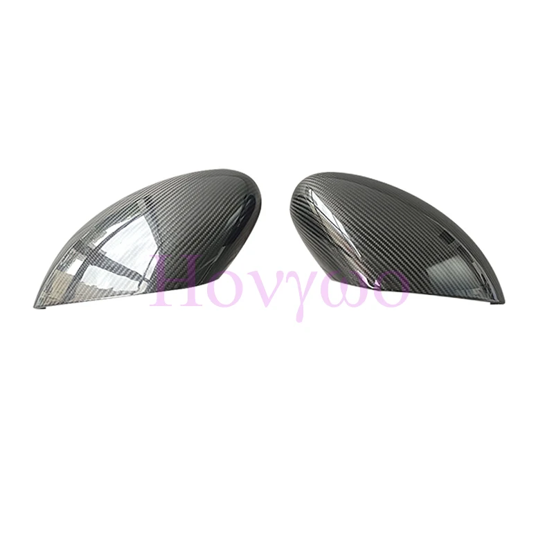Car Rearview Side Mirror Cover Caps Trim Real Carbon Fiber For Ford Mustang Mach E Mach-E 2021up