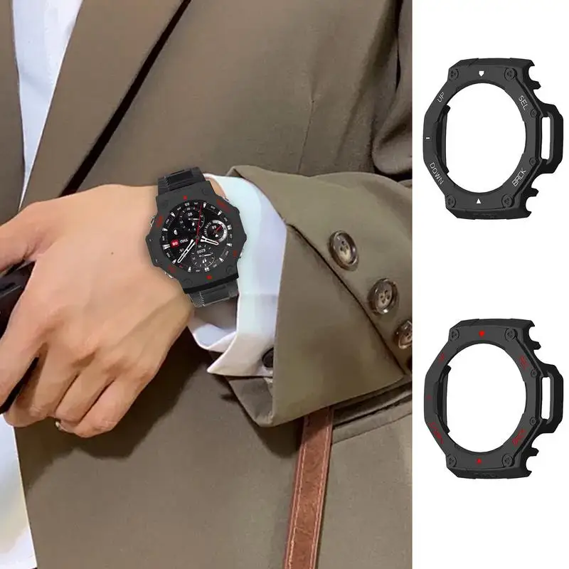 Para amazfit t-rex 3 protetor de tela para relógio protetor de tela leve relógio cobre acessórios relógio rosto