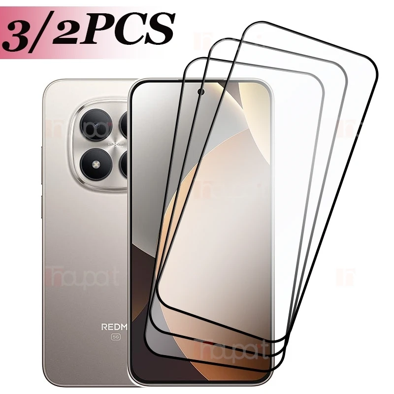 

Защитная пленка для экрана Redmi Note 15pro 5G, плоское стекло, кристально чистое, ультрапрозрачное, закаленное стекло военного класса, простая установка, 3/2 шт.
