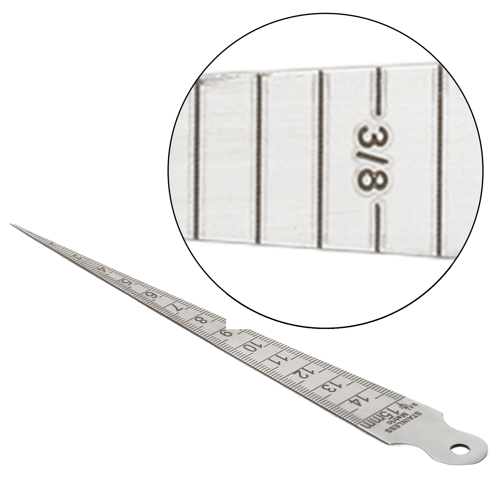 Aperture Scale Feeler Gauge Workshop Color As Picture Show 0.7mm 2mm Thickness Etched Increments Accurate Measurement