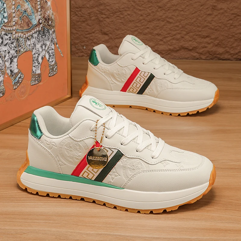 

2025 Spring/Autumn Men's Trendy Dad Shoes - Ultra Popular Mesh Breathable Thick-Sole Fashion Sneakers, Stylish & Versatile