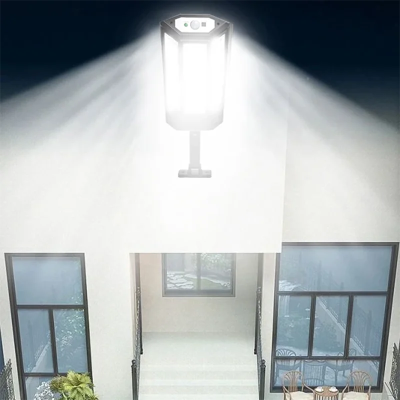 Solar Outdoor Lights 3000000LM Solar Wall Lamp Motion Sensor IP65 Waterproof Garden Lighting Powerful Outdoor Street Yard Lamp