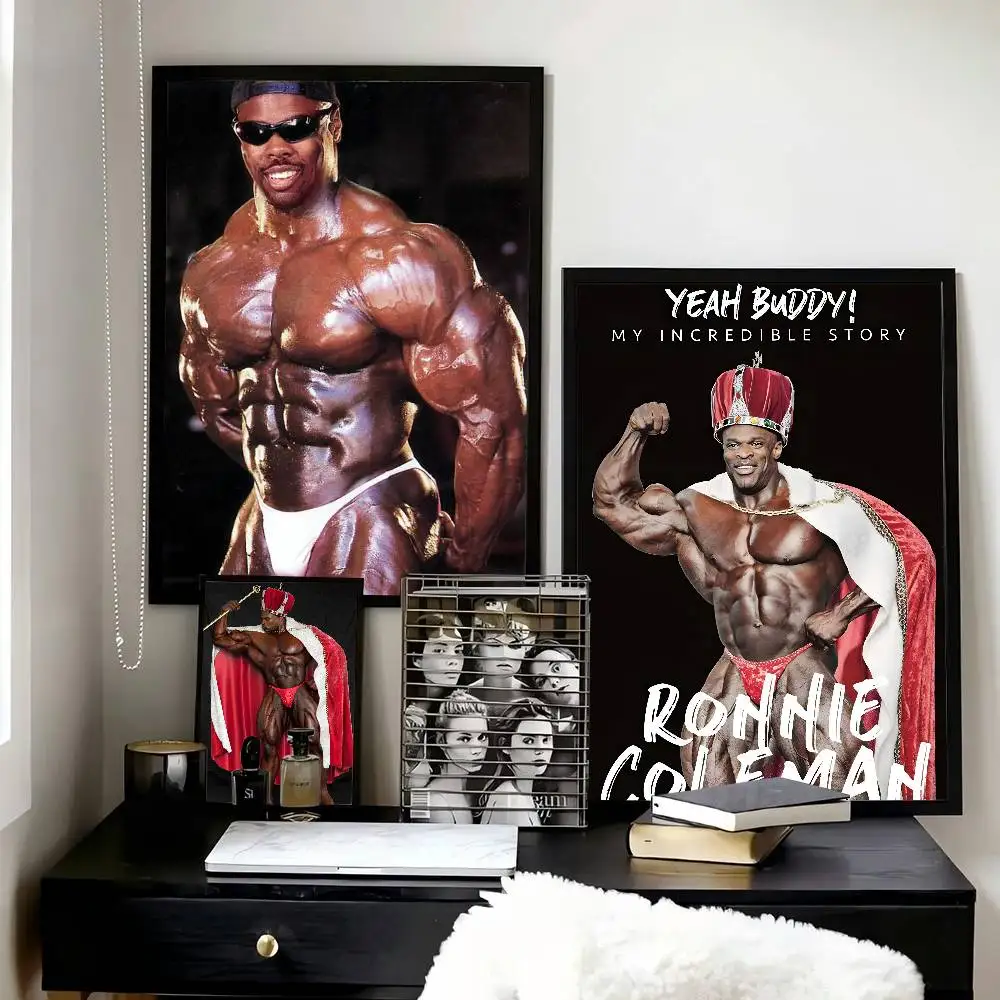 Ronnie Coleman Mr Olympia  Posters High Quality Self-adhesive Wall Art Decorations Color Prints Sticky