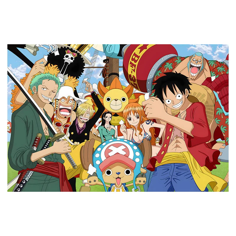 One Piece Geburtstagsparty-Dekorationen Einweg-Tischgeschirr-Set Banner Tortendekoration Ballon Partyzubehör Klatscharmband – Detail 22