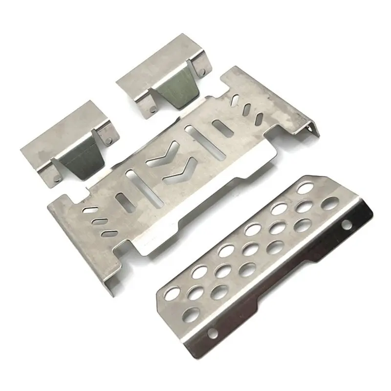 B05C-Chassis Armor Skid Plate Guard Full RC Car Accessories Stainless Steel Chassis Plate Guard