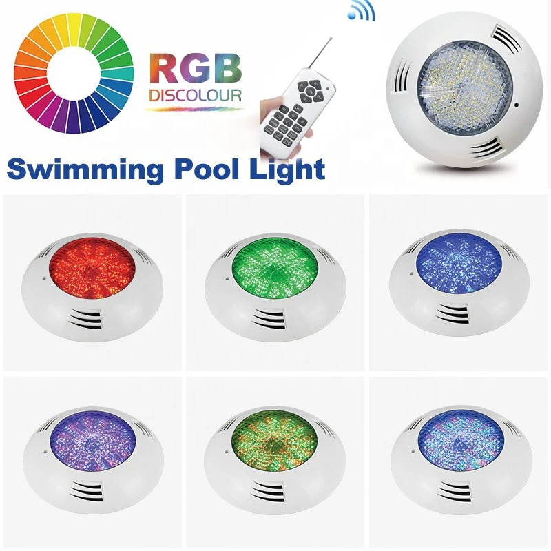 Ip68 Led Swimming Pool Lamps Waterproof Underwater Light AC12V Outdoor Stable LED Pool Lights Submersible RGB Wall Mounted Lamps