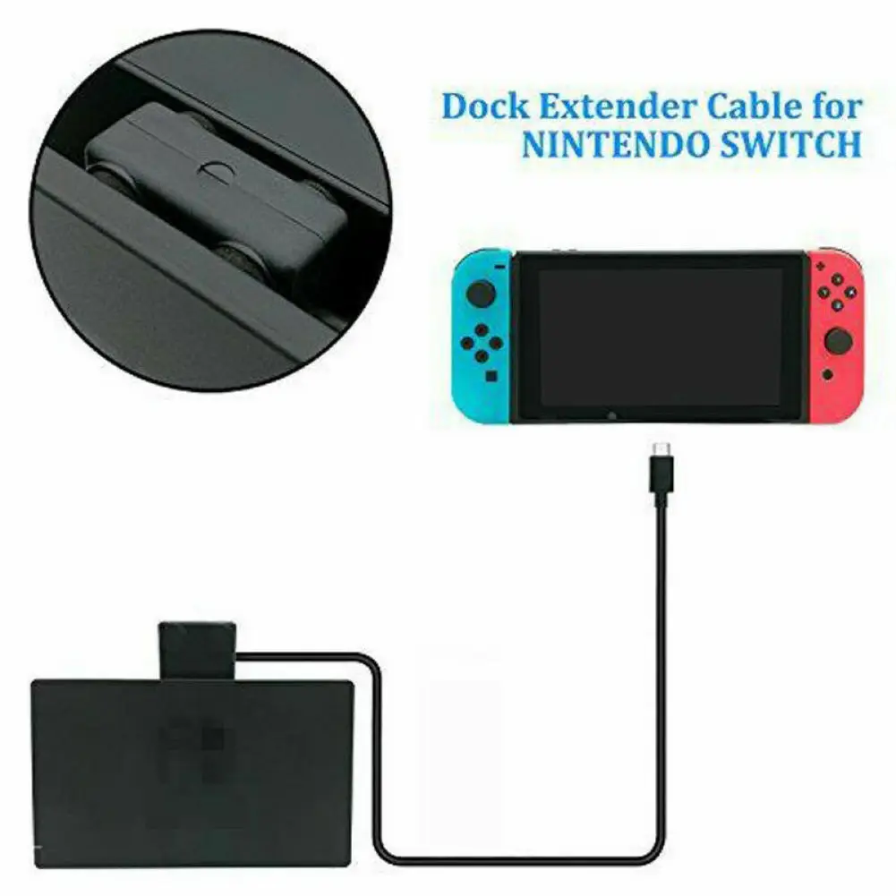 1M Charger Extender Cable For Nintendo Switch Console USB 3.1 Type C Male to USB Type C Female Connection Cable Transfer Data