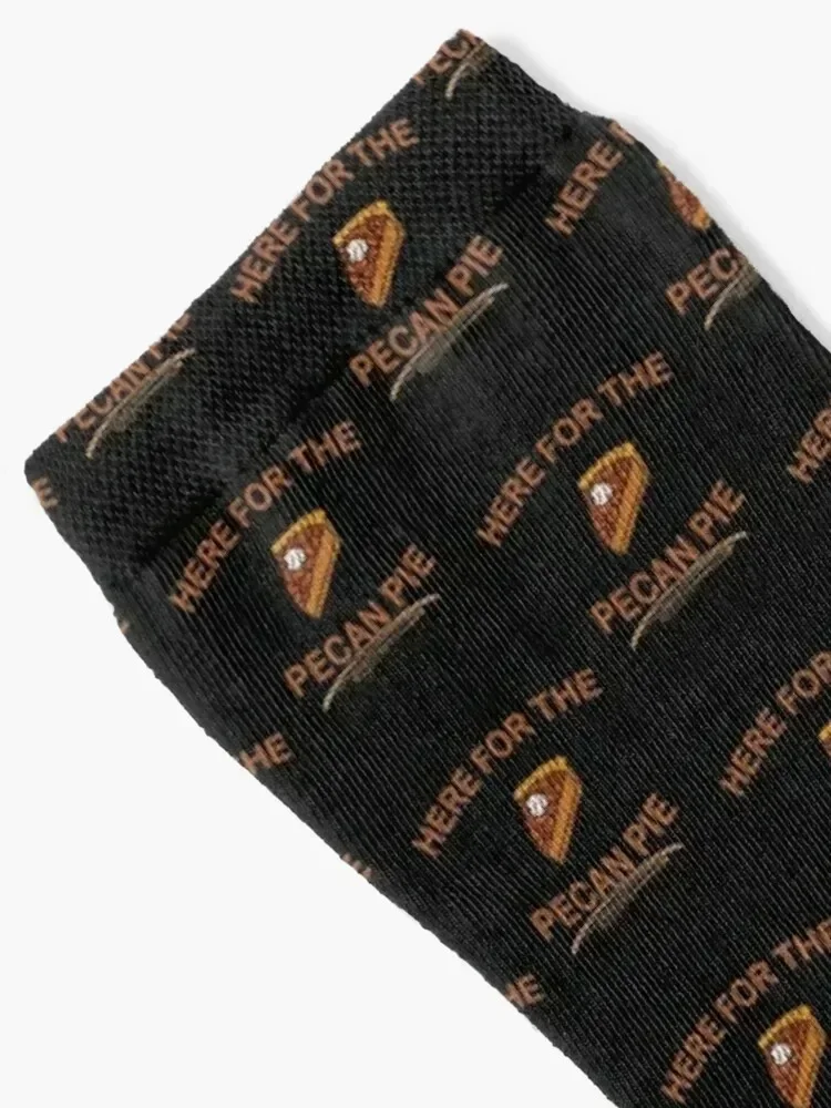 Funny Dessert Pecan Pie Gift graphic - Here for The Pecan Pie Socks Stockings funny gifts football Men's Socks Girl Men's