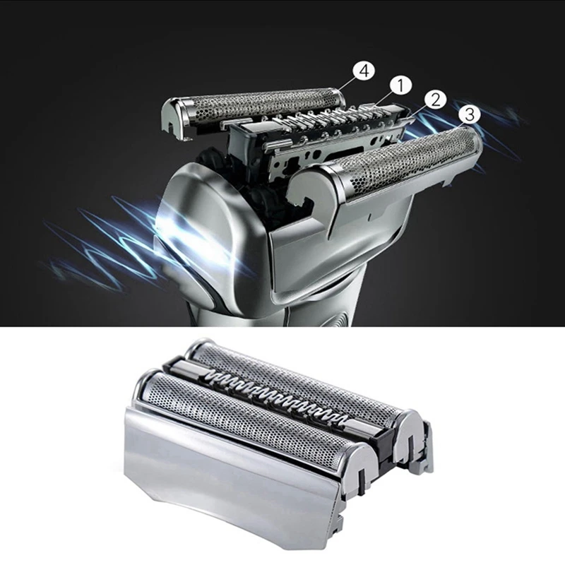 2X For Braun Series 7 Shaver 70B Electric Shaver Heads 720S 790CC 760CC 765C 795CC 9565 9585 7840S Black Silver
