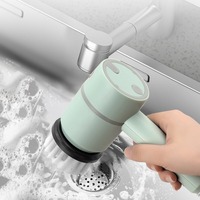 Dishwashing Brush Electric Cleaning Brush Automatic Wireless USB Rechargeable Professional Kitchen Bathtub Tile Cleaning Brushes