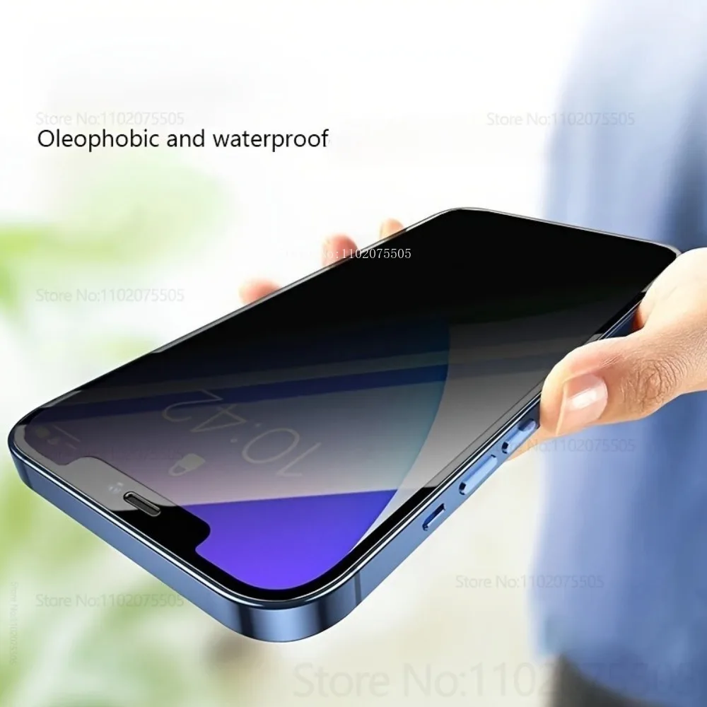 4pcs Privacy Tempered Glass for IPhone 17 Air 14 15 16 Promax 15 Plus Anti-Spy Screen Protector 17 Promax 13 Pro Protection Film view 4