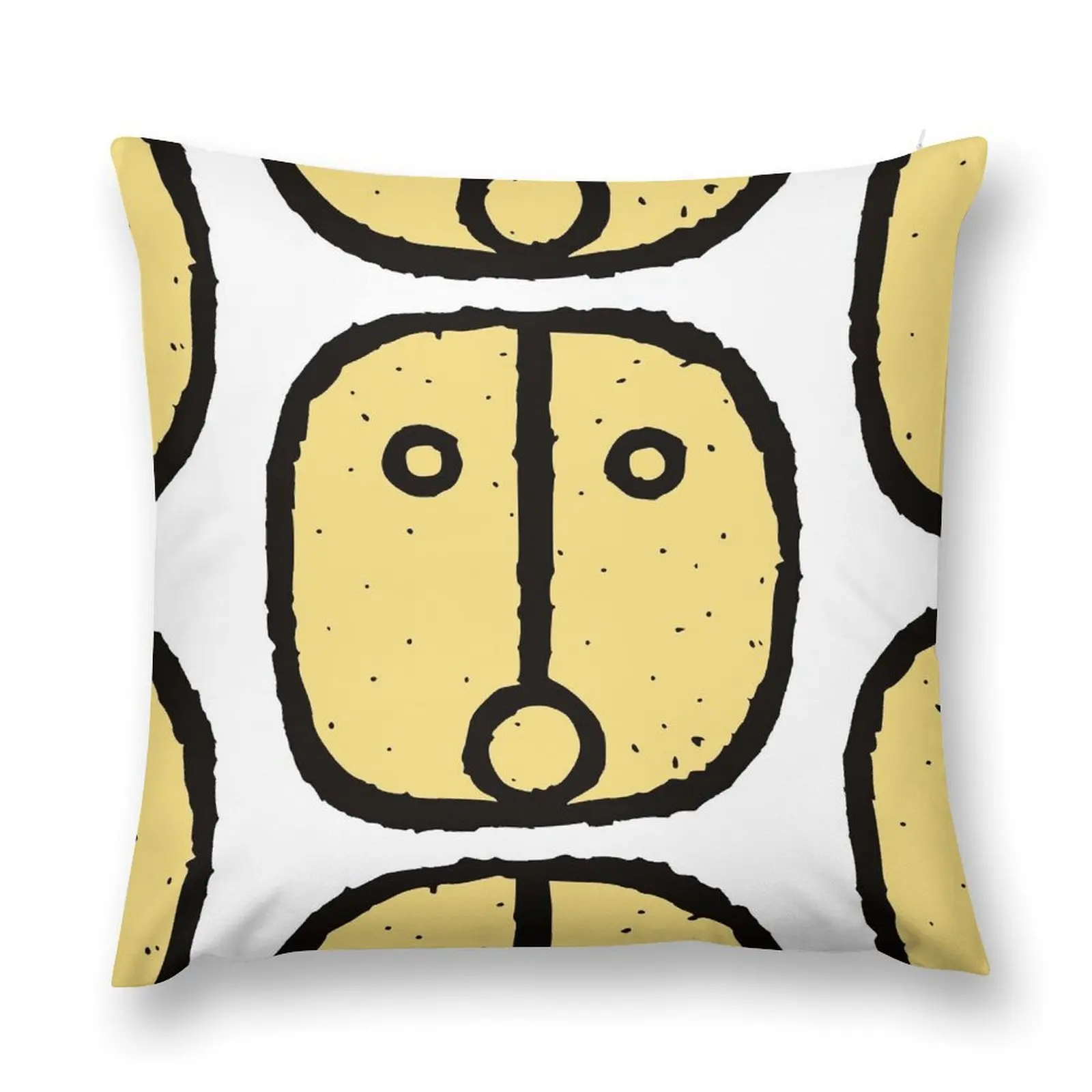 20. YELLOW SUN AHAU. 20th Kin or Solar Seal of the Mayan Calendar. Throw Pillow Cushion Cover Cushions Home Decor pillow