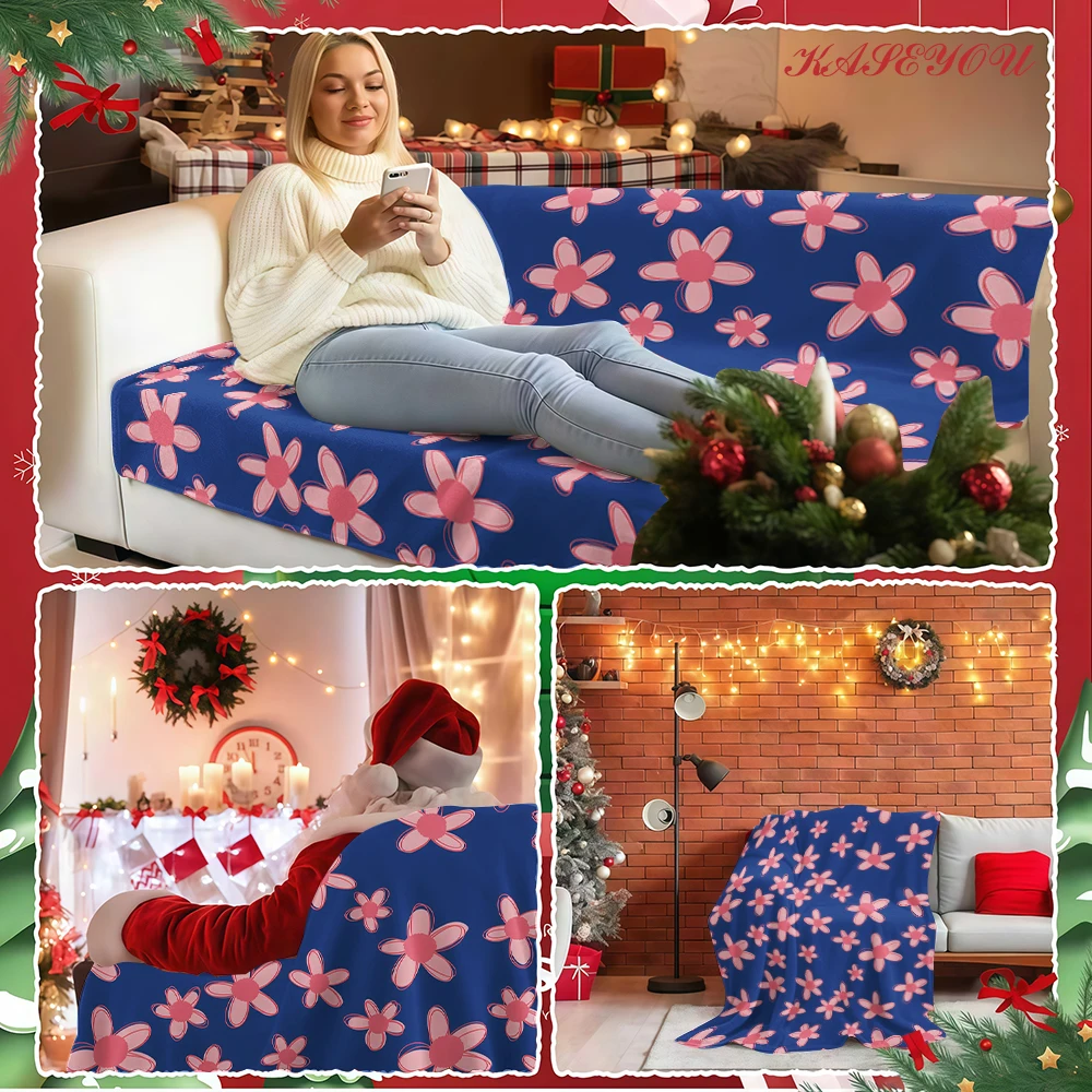 Traditional Pattern Extra Soft Comfortable Thanksgiving Warm Blanket Great for Dorm Room College Students Essentials