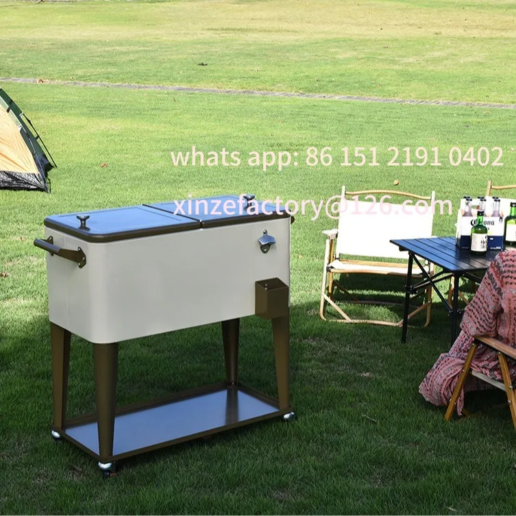 

Outdoor metal camper incubator ice bucket