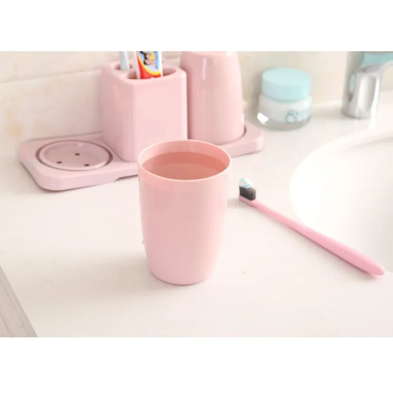 Creative double cup Wash suit Nordic toothpaste toothbrush holder is fall resistant wear resistant and thick and durable