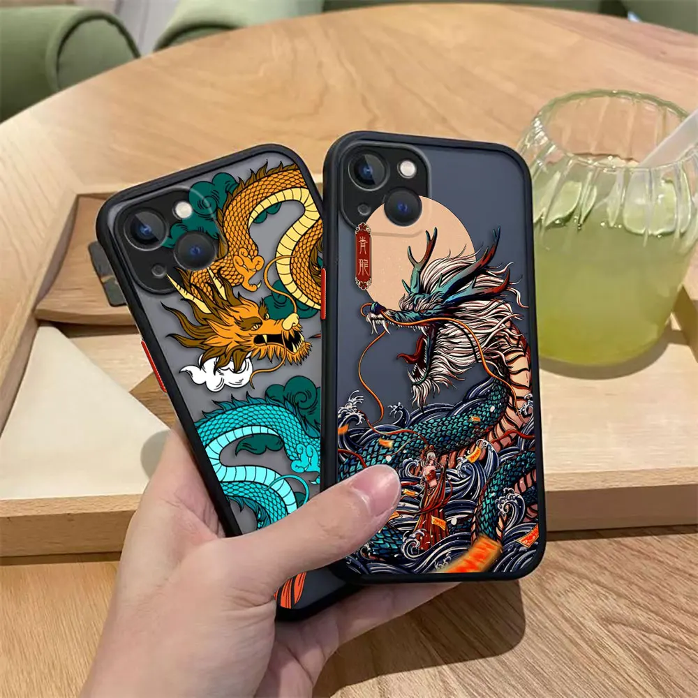 Moda Drago Caricatura Cassa Del Telefono Per VIVO Y02S Y03 Y04 Y15S Y19S Y20 Y21 Y22S Y29 Y35 Y36 Y39 Y50 Y51 Y70 Y72 Y78 Y100 Caso