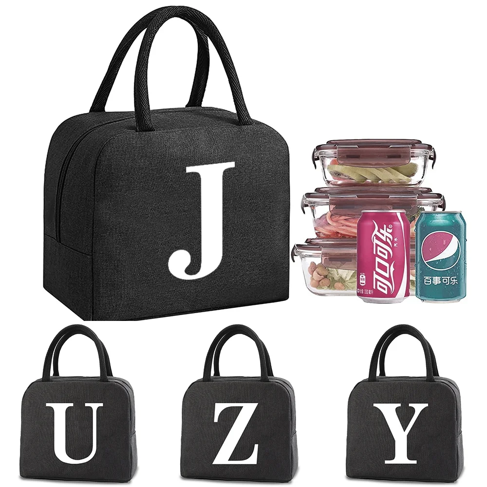 

Lunch Bag for Kids Women cooler bag Insulated Portable Canvas Bags Thermal food Container Work School Picnic dinner Handbag