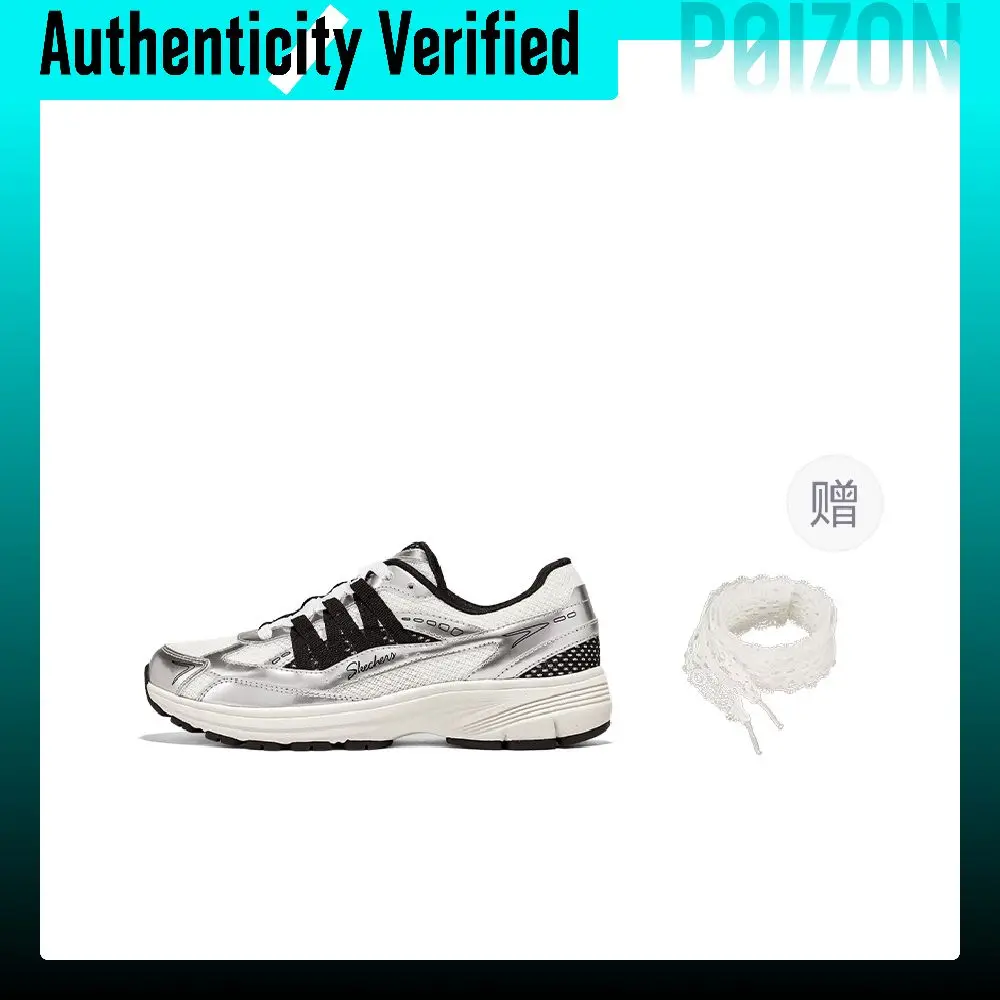 Skechers Modern Comfort Abrasion Resistant Breathable Low top Casual Shoes Women's Silver 159306-SLBL