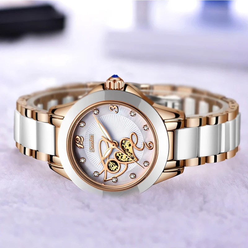 LIGE Rose Gold Watch Woman Brand Luxury Women Quartz Watches Ladies Bracelet Female Wrist Watch Girl Clock Gift Relogio Feminino