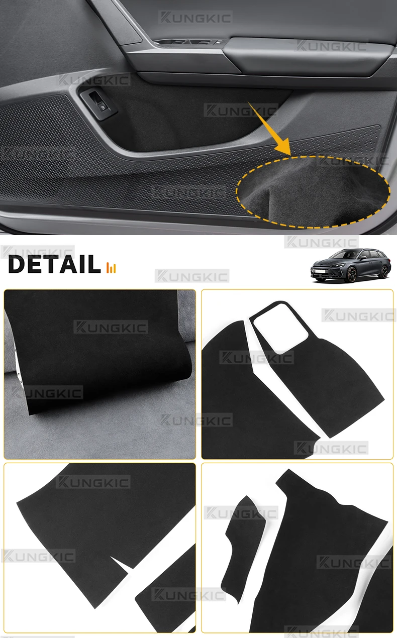 Car door map pocket sticker