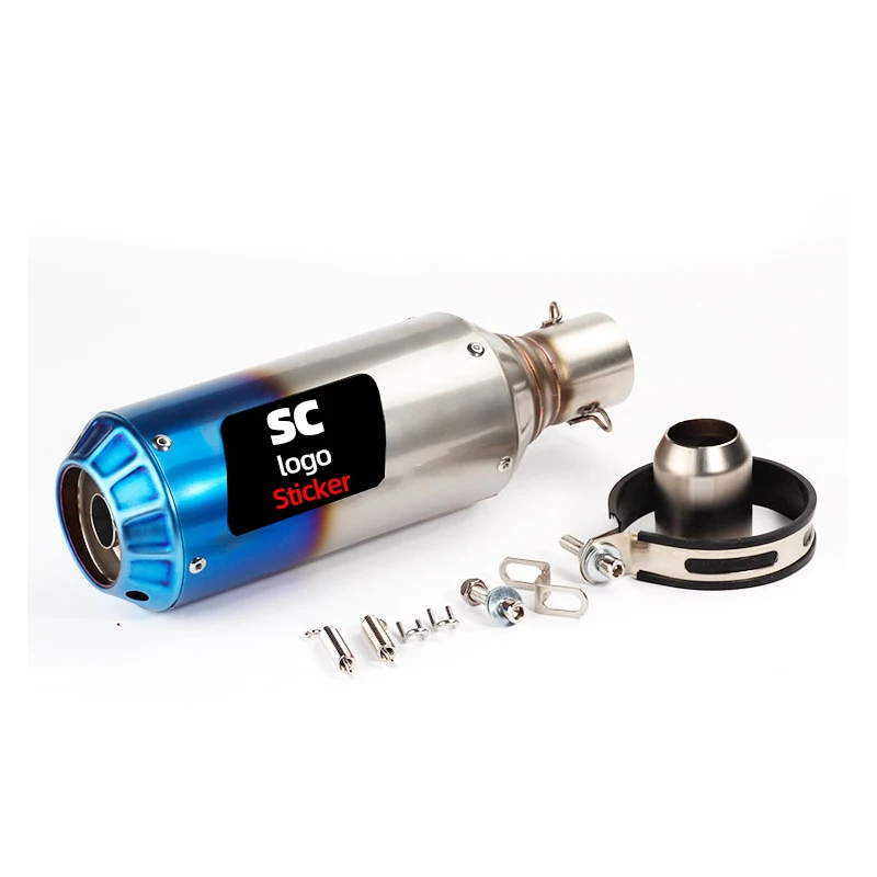51 مللي متر العالمي sc دراجة نارية العادم الخمار الهروب ل NINJIA300 400 Z800 900 1000 R1R3R6R25 CBR500 1000 GSXR750 600 ZX6R ZX10R