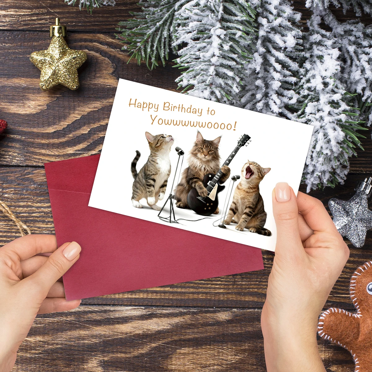 1pc Christmas Birthday Card-Cu - Board Game Design ulasan dan harga