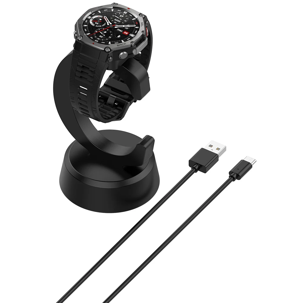 Ladestation für Amazfit T-Rex 3 Pro/Balance 2/3/Helio Strap Smartwatch, Ersatz-Ladestation mit Kabel und Chip-Schutz. – Detail 9