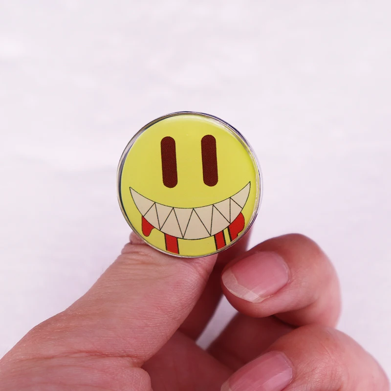 DRAMAtical Murder Enamel Pin Brooch Noiz Button Badge BL Game Anime Cosplay Jewelry Gifts for Friends view 3
