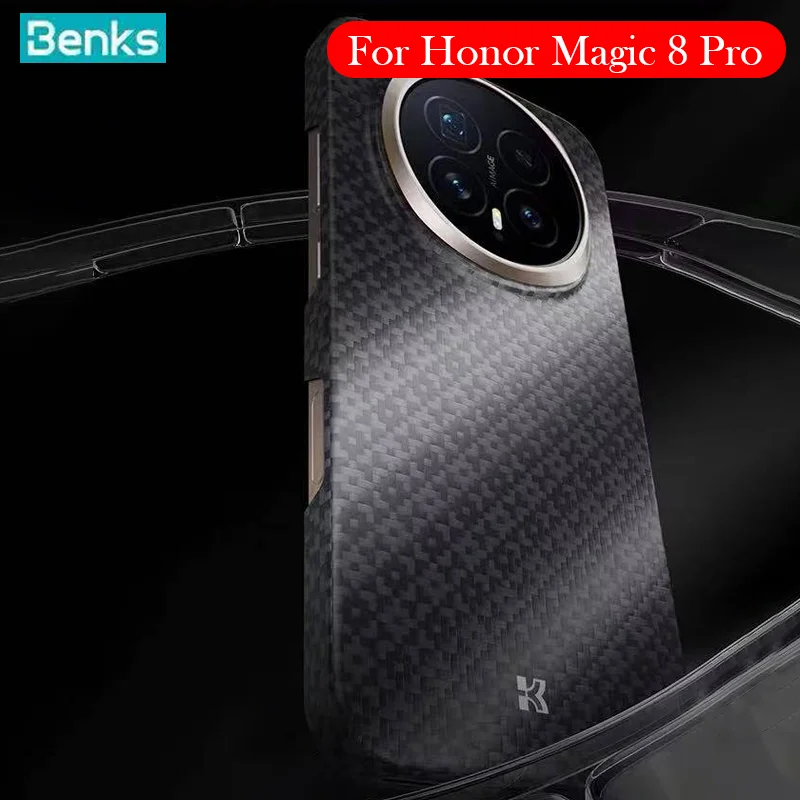 

Benks Carbon Fibre Case For Honor Magic 8 Pro Kevlar Back Cover Case for HONOR MAGIC 8 PRO