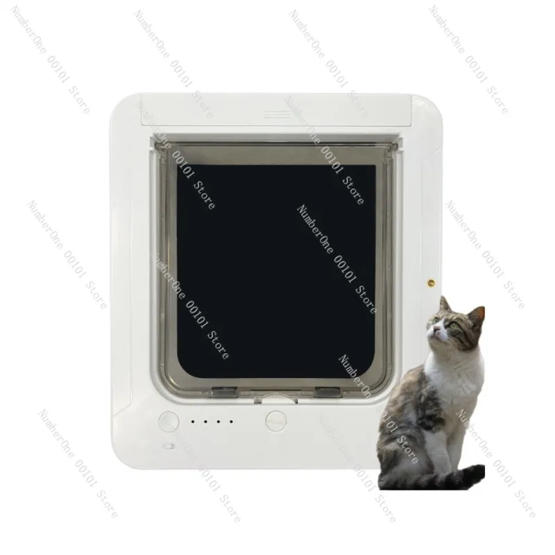 RFID Smart Pet Door Automatic Cat Door Selective Entry Control Pet Door For Cats Dogs Intelligent Access Control Pet Supplies