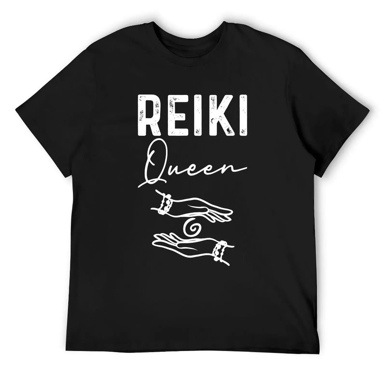 Reiki Queen Reiki Healing Energy Reiki Healer Meditation T-Shirt tops oversized workout shirts for men