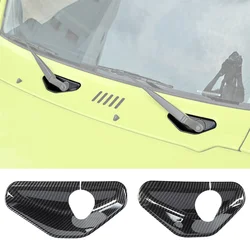 Car Front Windshield Wiper Base Decoration Cover Sticker Frame for Suzuki Jimny JB64 JB74 2019-2025 Auto Exterior Accessories