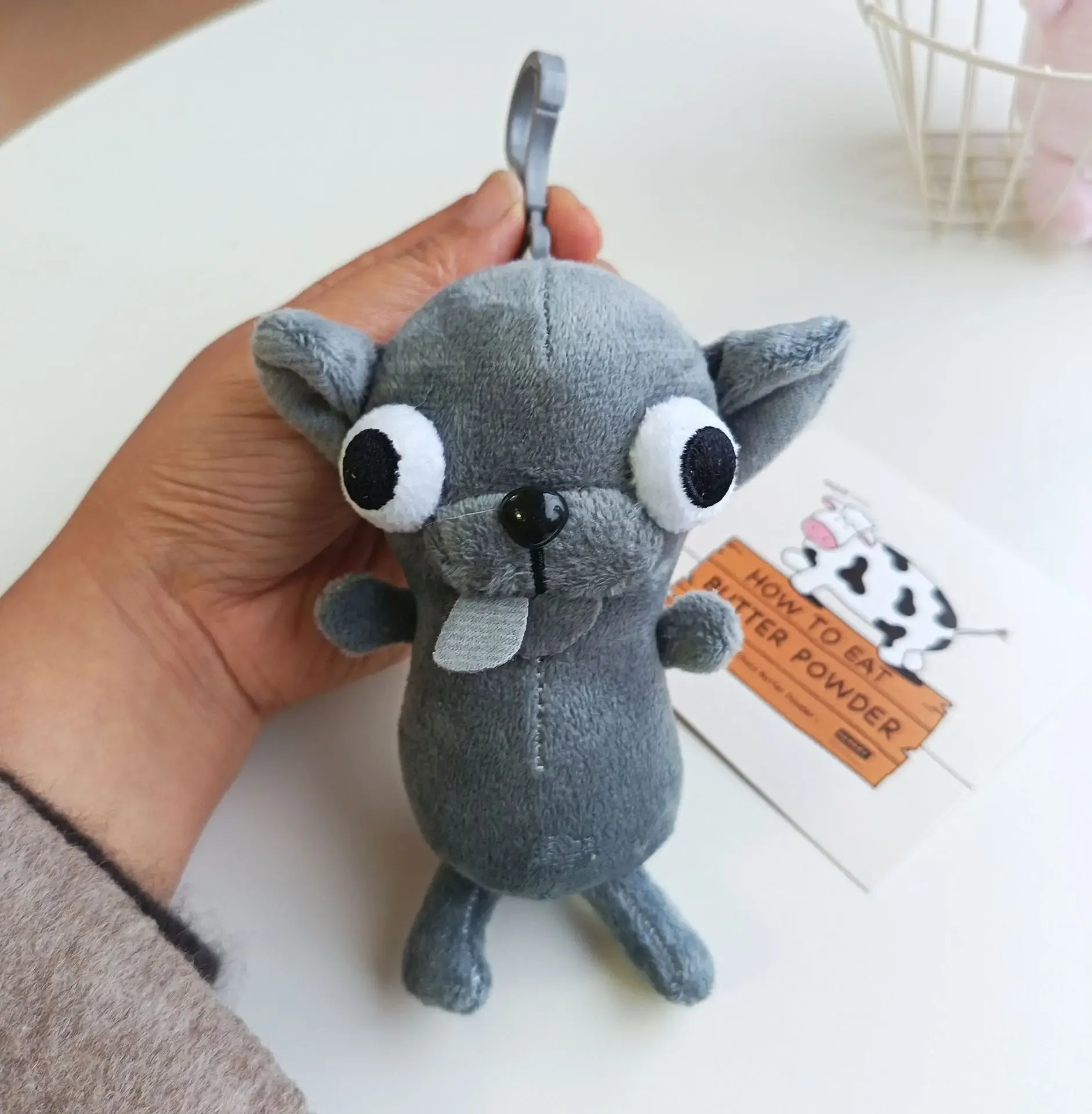 Stuffed Animals Chihuahua Plush Toy Puppy Pet Keychain Stuffed Chihuahua Doll Realistic Plush Chihuahua Kids Toy Birthday Gift