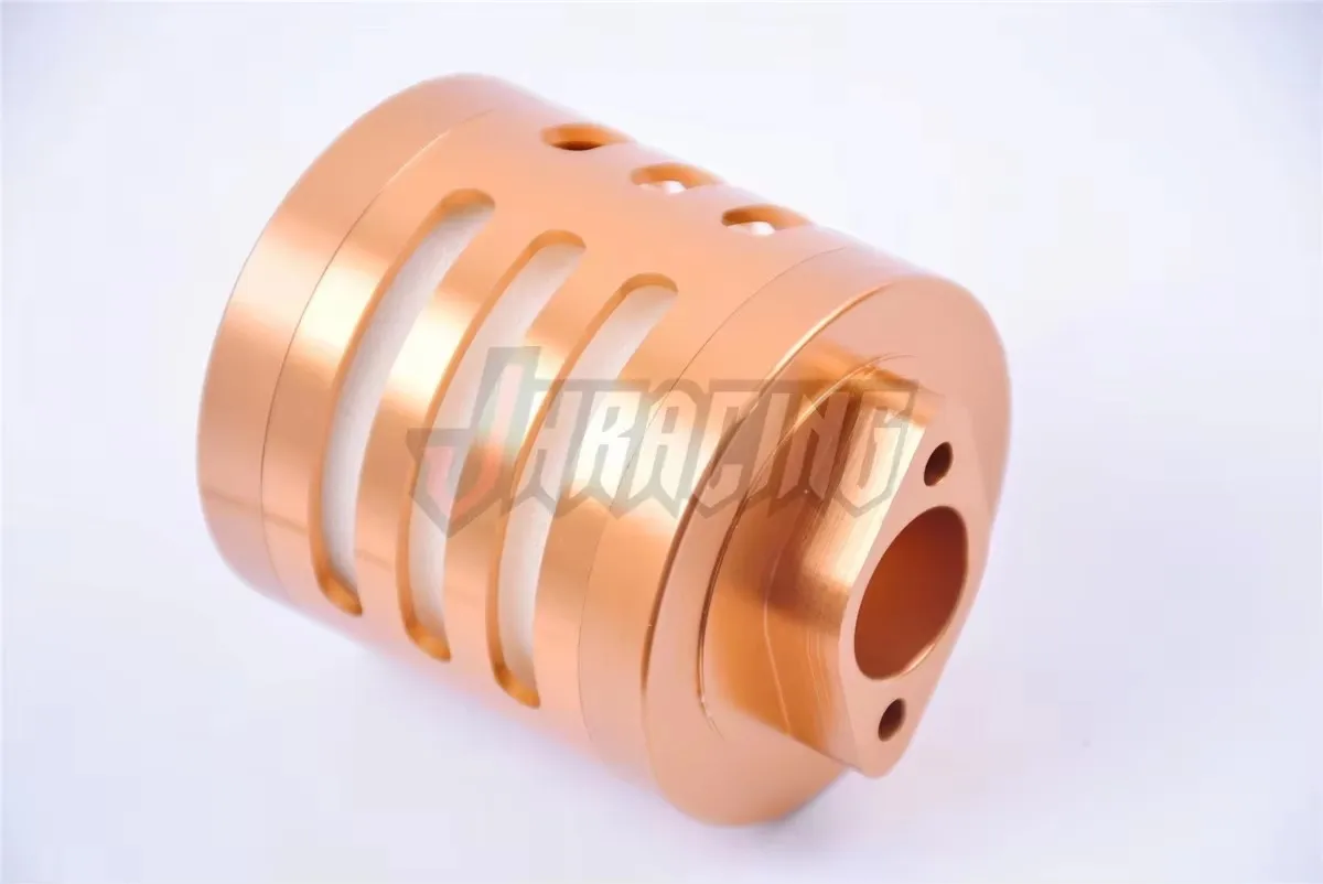 Obróbka CNC całkowicie metalowego zespołu filtra powietrza dla modeli 1/5 ROFUN KM HPI BAJA 5B 5T 5SC