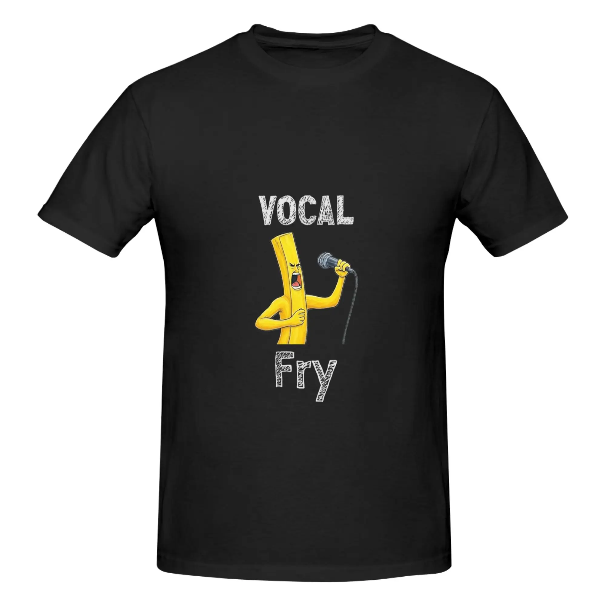 Funny Vocal Fry Oversized Men's Printed T-Shirt Unisex T shirtSport Women