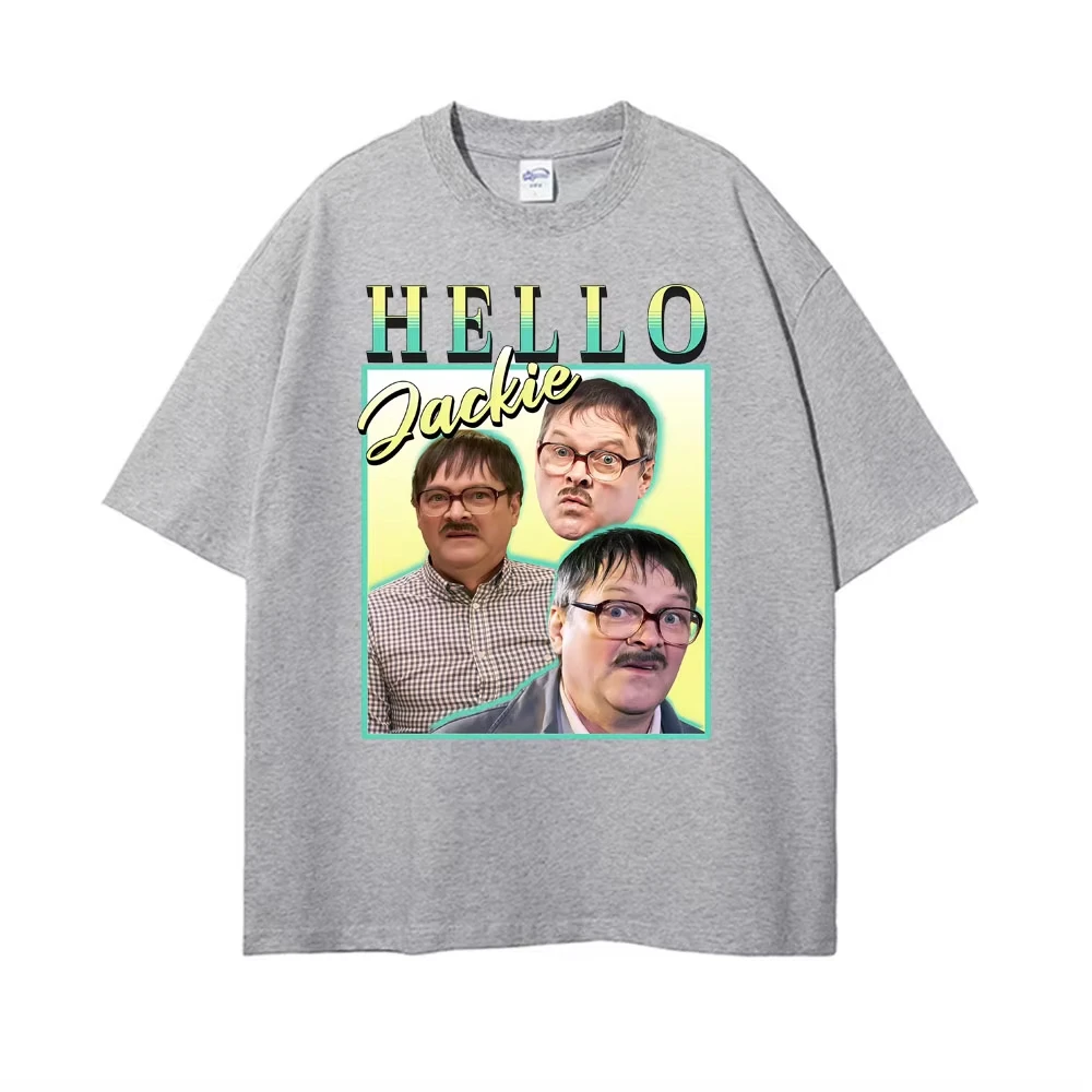 2026 Hello Jackie Jim Friday Night Dinner Homage Funny Meme T-shirt Men Women Vintage T Shirts
