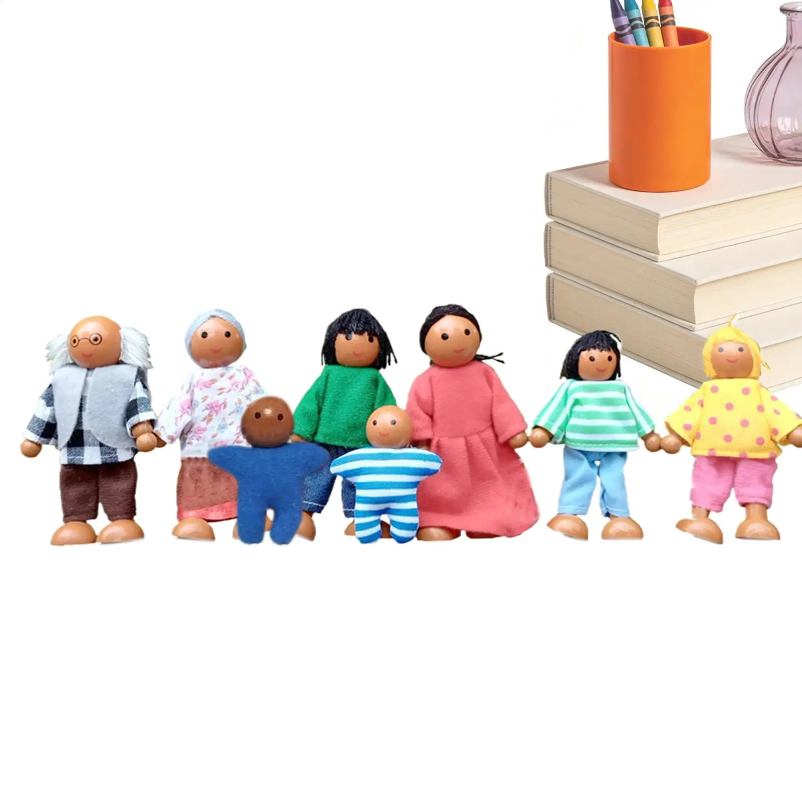 

Набор игрушек для ролевых игр: кукольный домик и семейный комплект для детей, мальчиков и девочек, для детского сада, на день рождения, Рождество, новинка