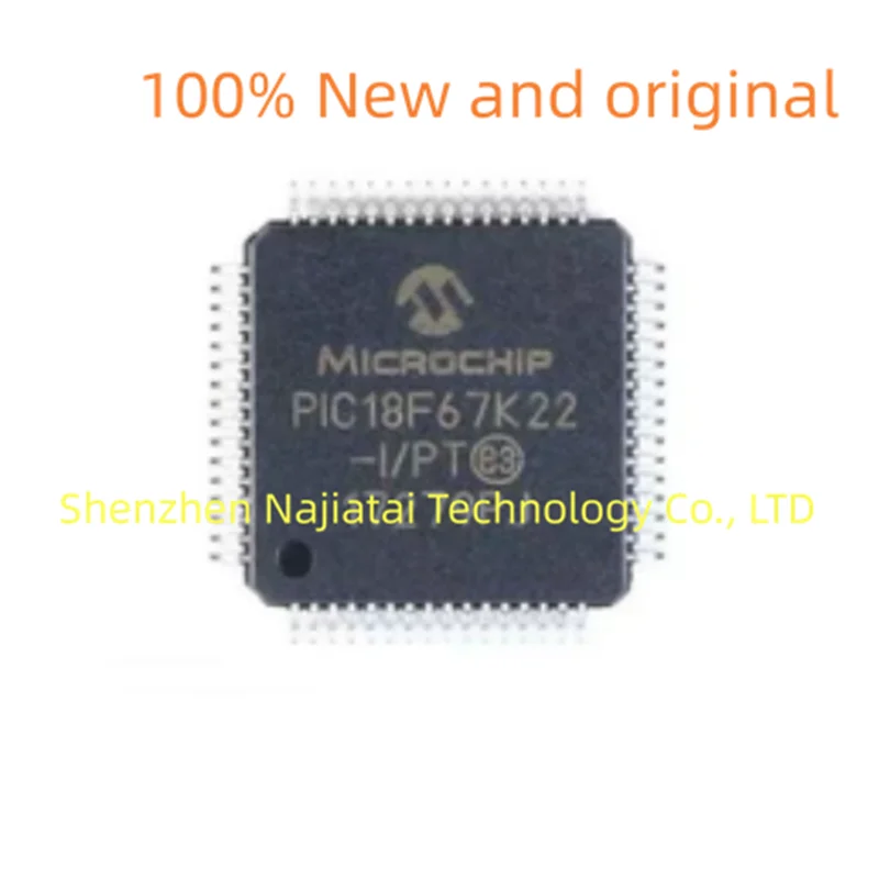 

5PCS/LOT 100% New Original PIC18F67K22-I/PT PIC18F67K22-I PIC18F67K22 TQFP-64 IC Chip