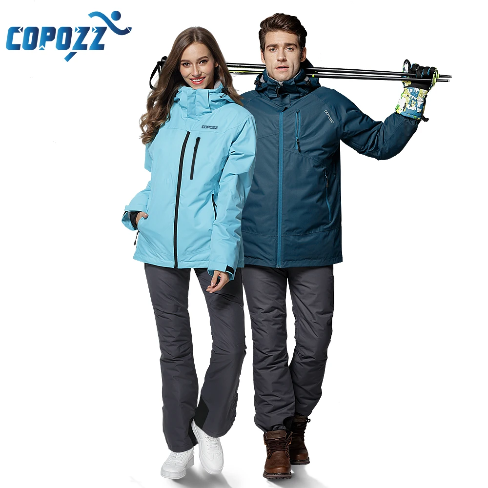 COPOZZ Winter Ski Pants Snowboard Pants Women and Men Outdoor Sports Pantalon Ski Female Hiking Trousers for Model 2017 Jacket