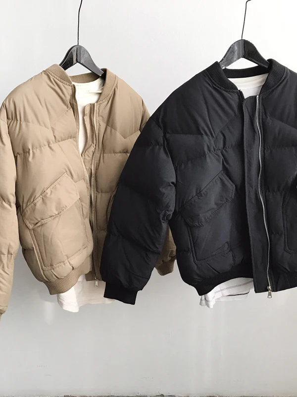 سترة طيران أمريكية سميكة من القطن للرجال، معطف شتوي دافئ وثقيل الوزن من ماركة عصرية