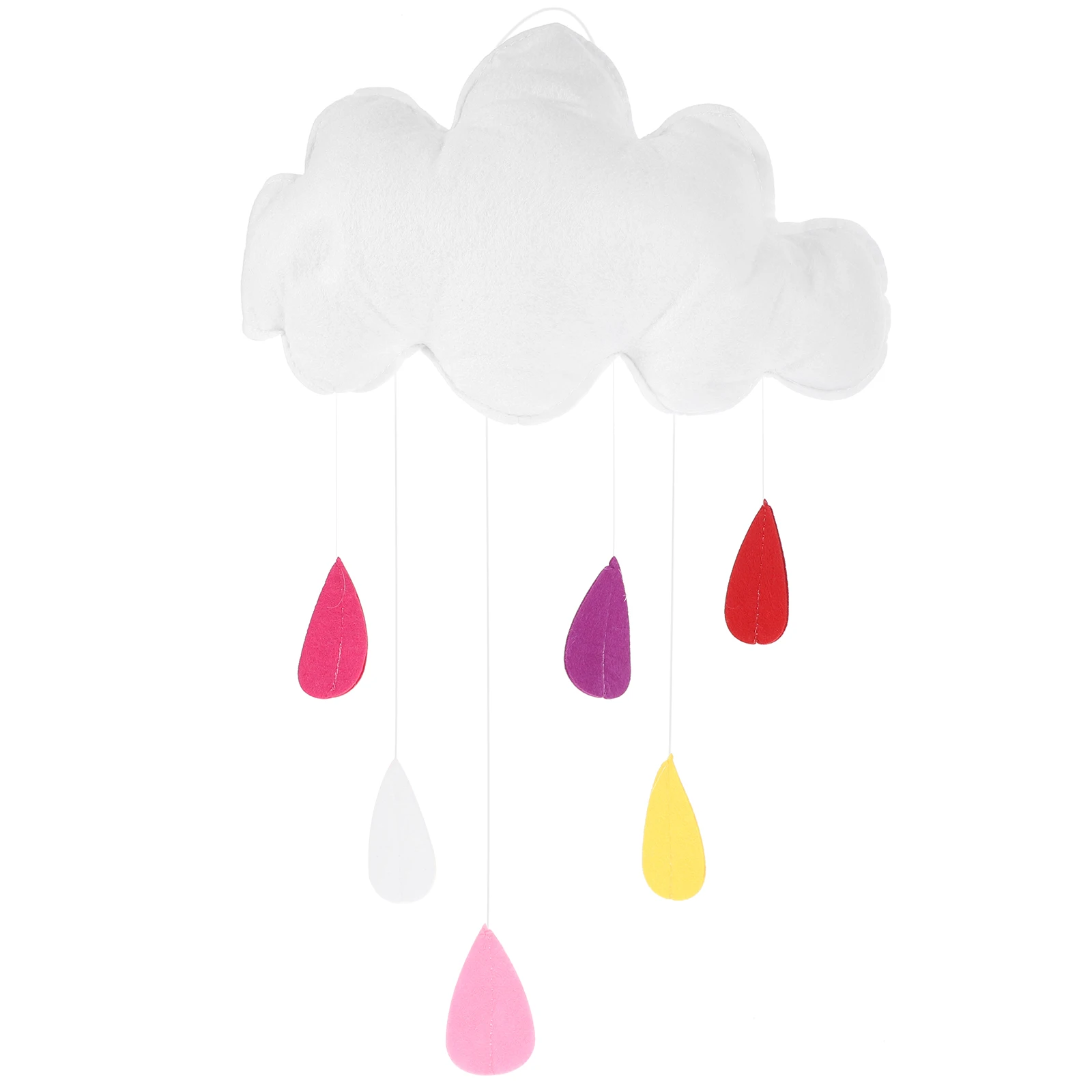 

Cloud Raindrop Hanging Decor Colorful Easy Install Nursery Room Decoration Shower Cloud Hanging Decorations Room