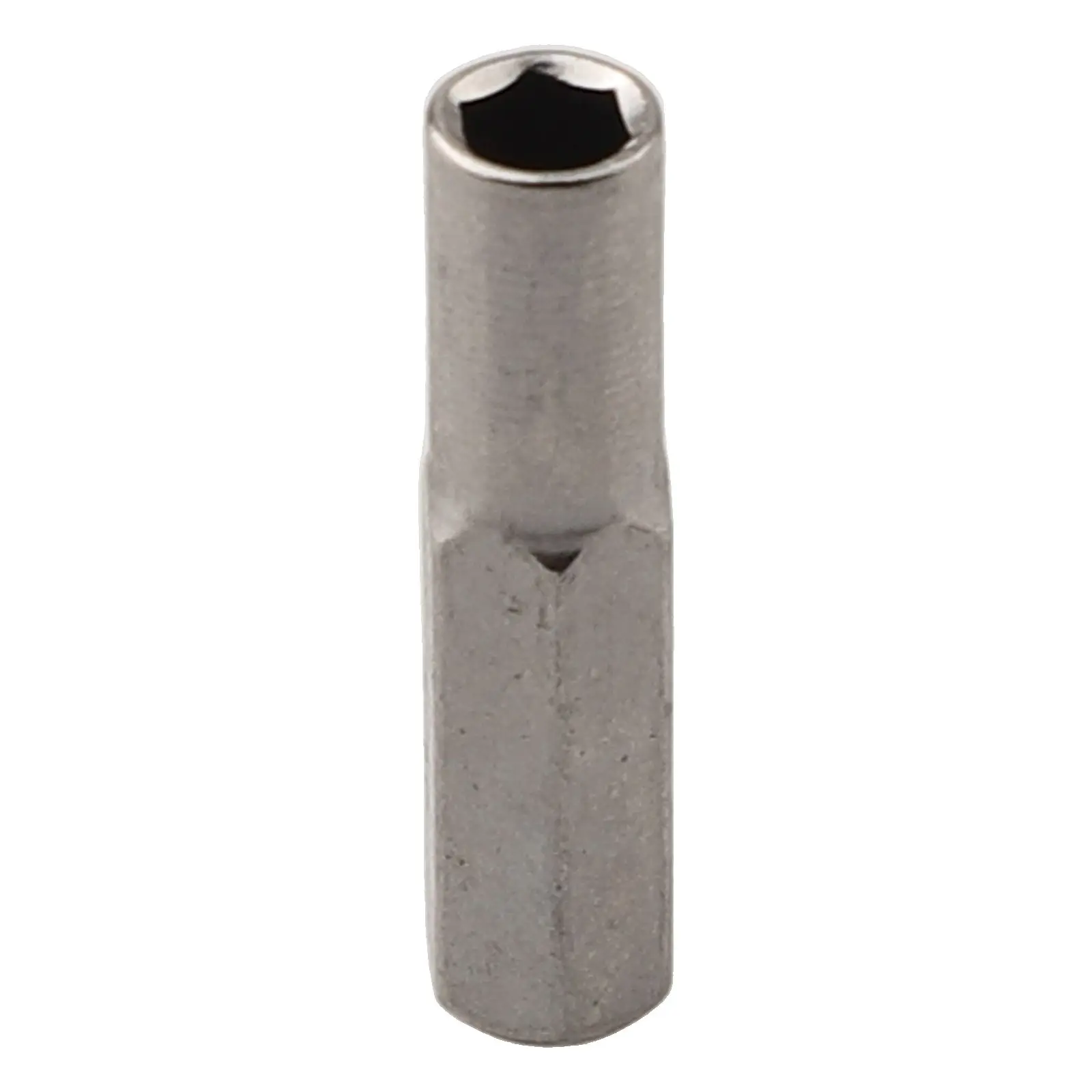 6.35mm To 4mm Hex Transducer Adapter Socket Magnetic For Screwdriver Drill Bit Adapter Socket Sleeve Replacement Parts