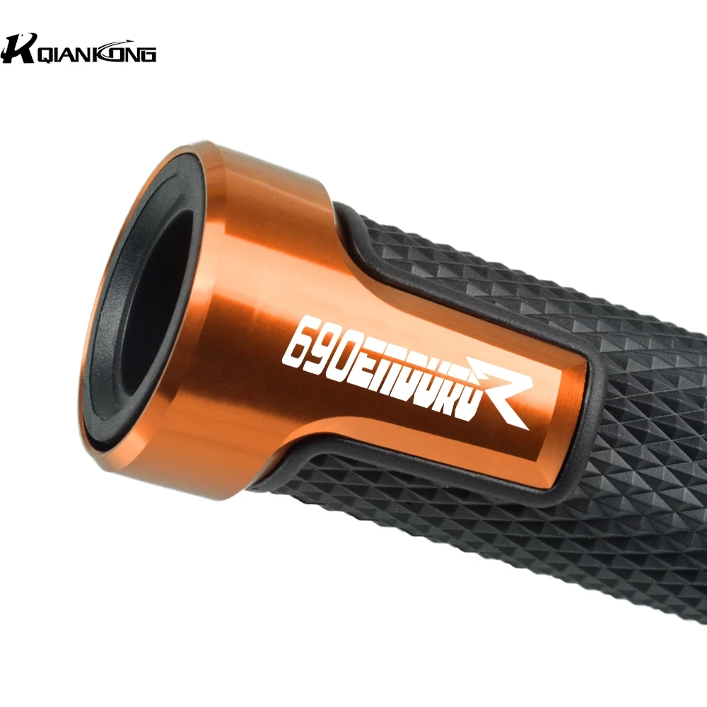 7/8"22mm Handle Bar Grips For 690ENDUROR 690 ENDUROR 2014 2015 2016 2017 Anti-Slip Motorcycle Handlebar Grips with Bar End Plugs 5