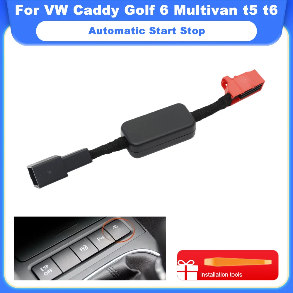 For VW Caddy Golf 6 Multivan t5 t6 Automatic Start Stop Engine System Off Eliminator Control Sensor Plug Cable