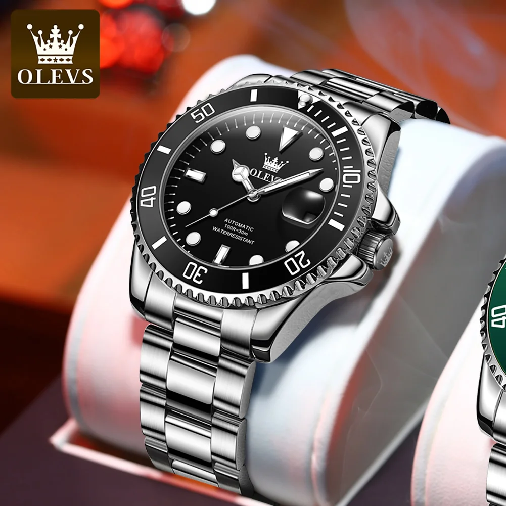 Men's OLEVS Classic Automatic Mechanical Watch, Waterproof