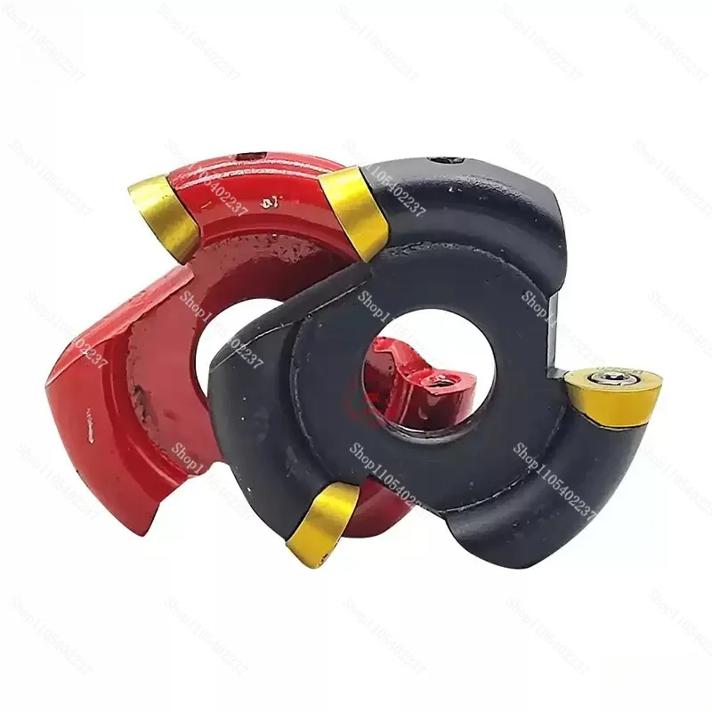 Wood Carving Disc Woodworking Removable Grinder Disc Three Blade Root Milling Cutter High Quality for 16mm Aperture Angle Grinde