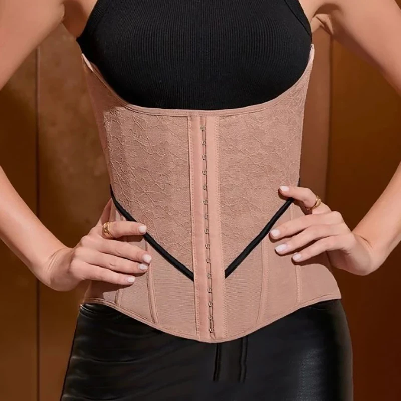 Body Corsets Adjustable Hooks Waist Trainer Belt Abdominal Girdle Women's Tummy Control Slim Fit Shapewear Correction Waist Belt